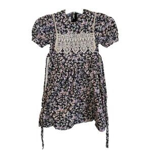 Gunne Sax Prairie Vintage‎ Floral Dress Little Girls Size 6 Jessica McClintock